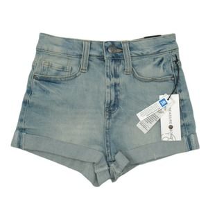 Treasure & Bond High Waist Roll Cuff Denim Jean Shorts Size 7 New With Tag